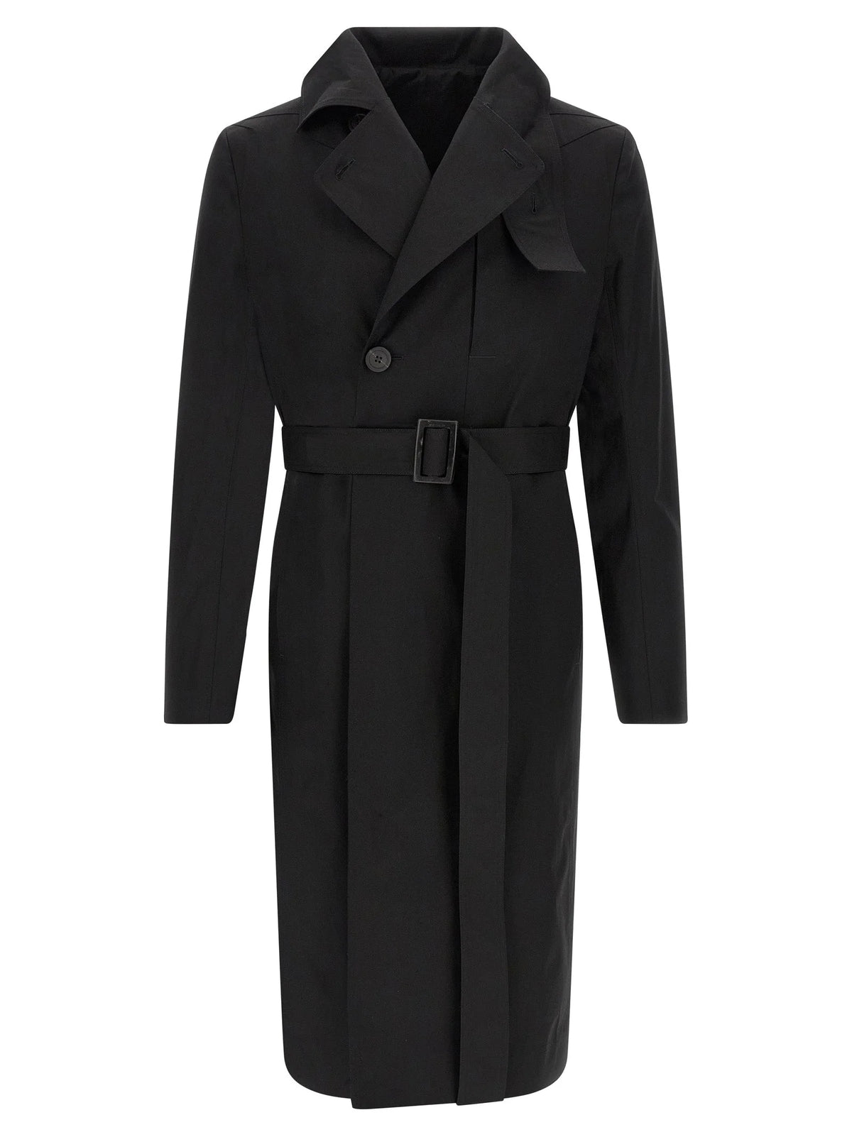 Rick Owens Black Cotton Coat - 48 | M