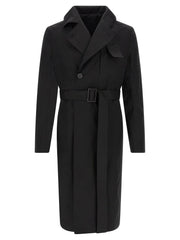 Rick Owens Black Cotton Coat - 48 | M