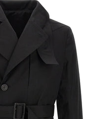 Rick Owens Black Cotton Coat - 48 | M