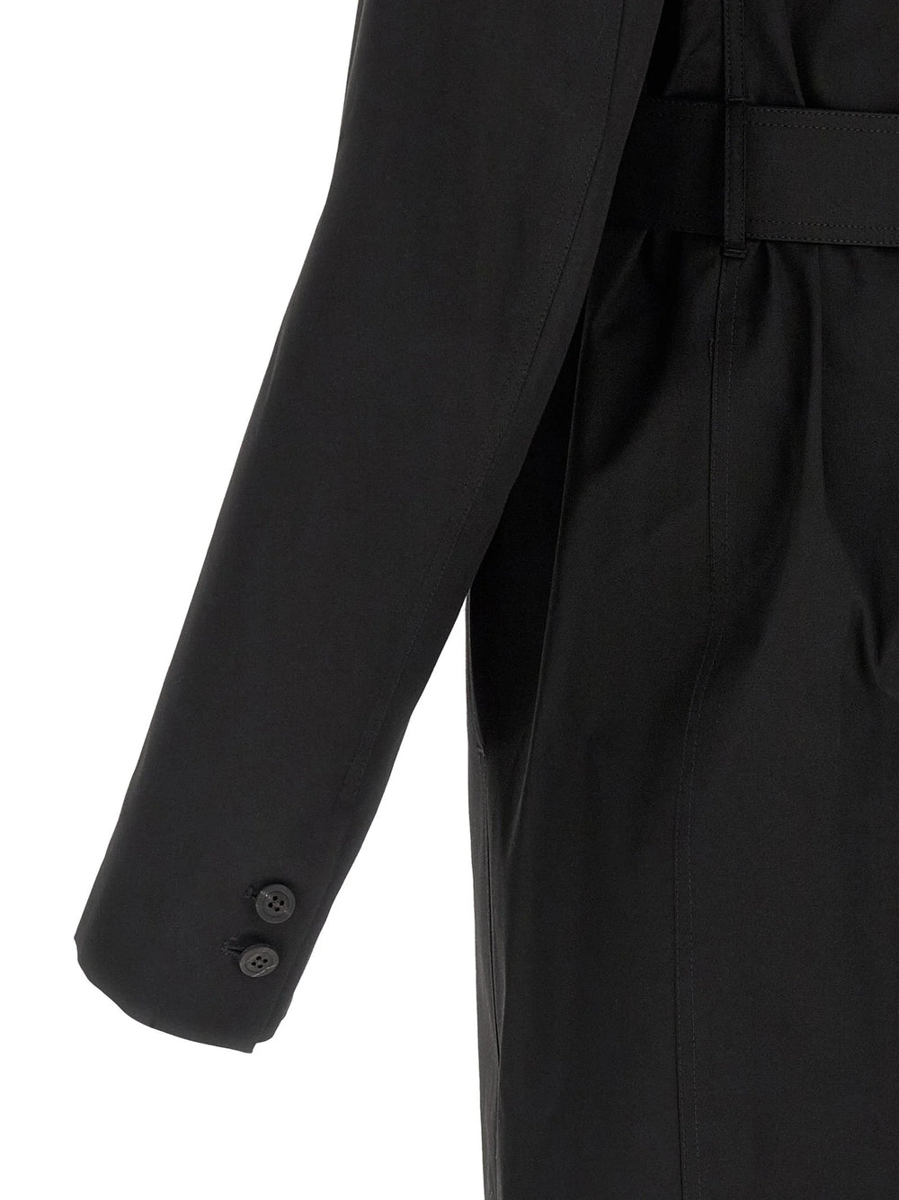 Rick Owens Black Cotton Coat - 48 | M