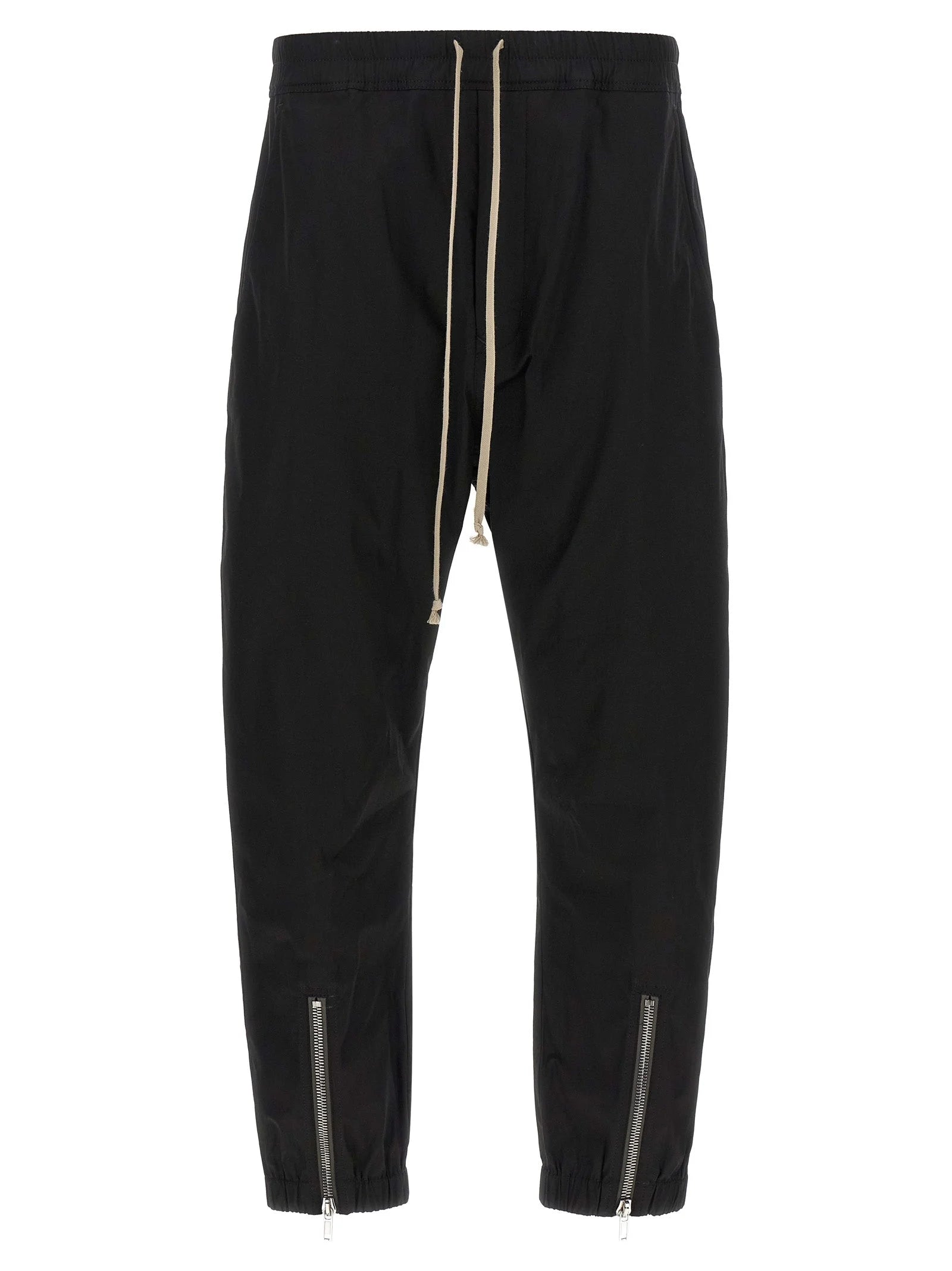 Rick Owens Black Cotton Joggers (Workout Pants)