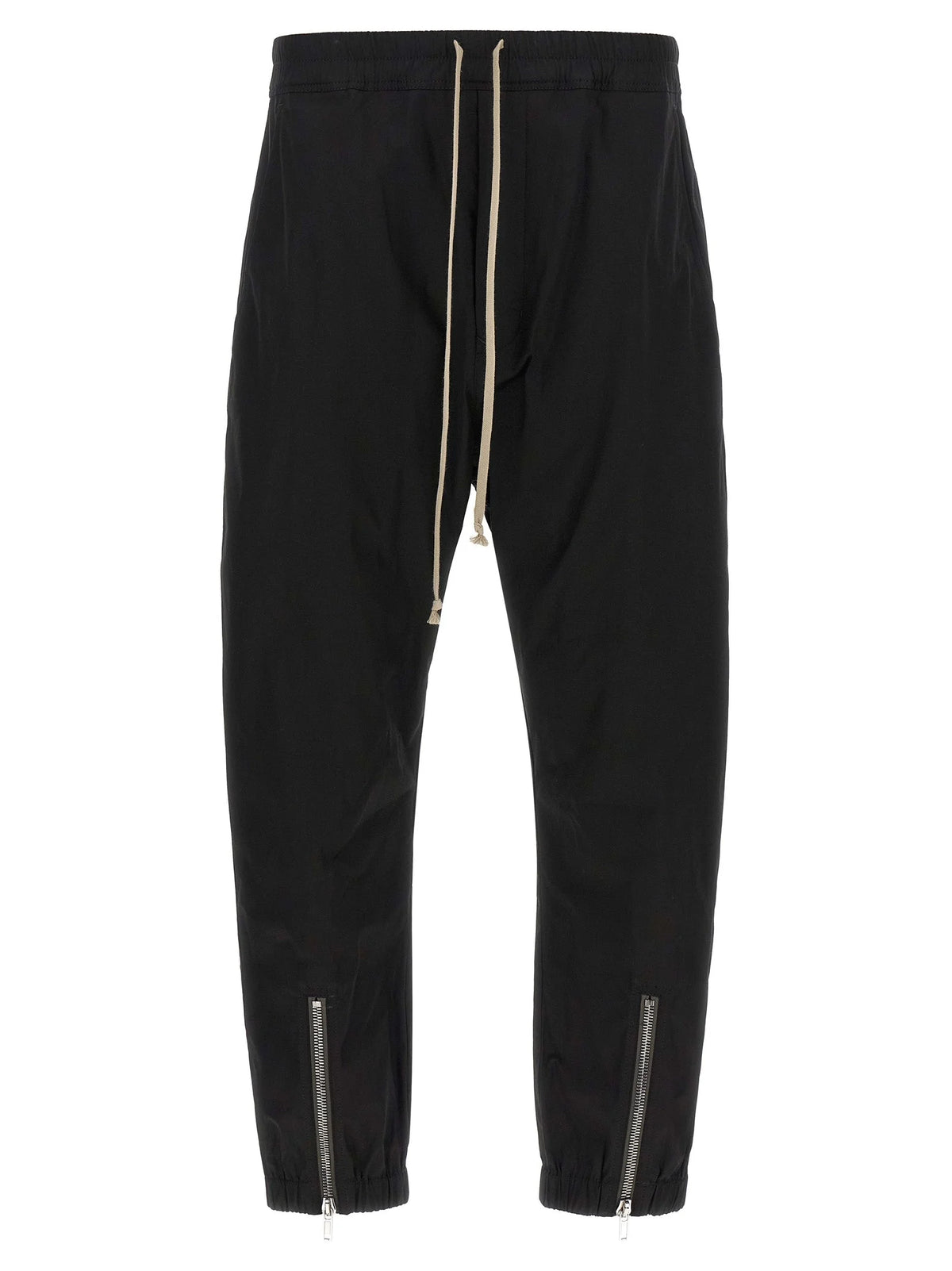Rick Owens Black Cotton Joggers (Workout Pants)