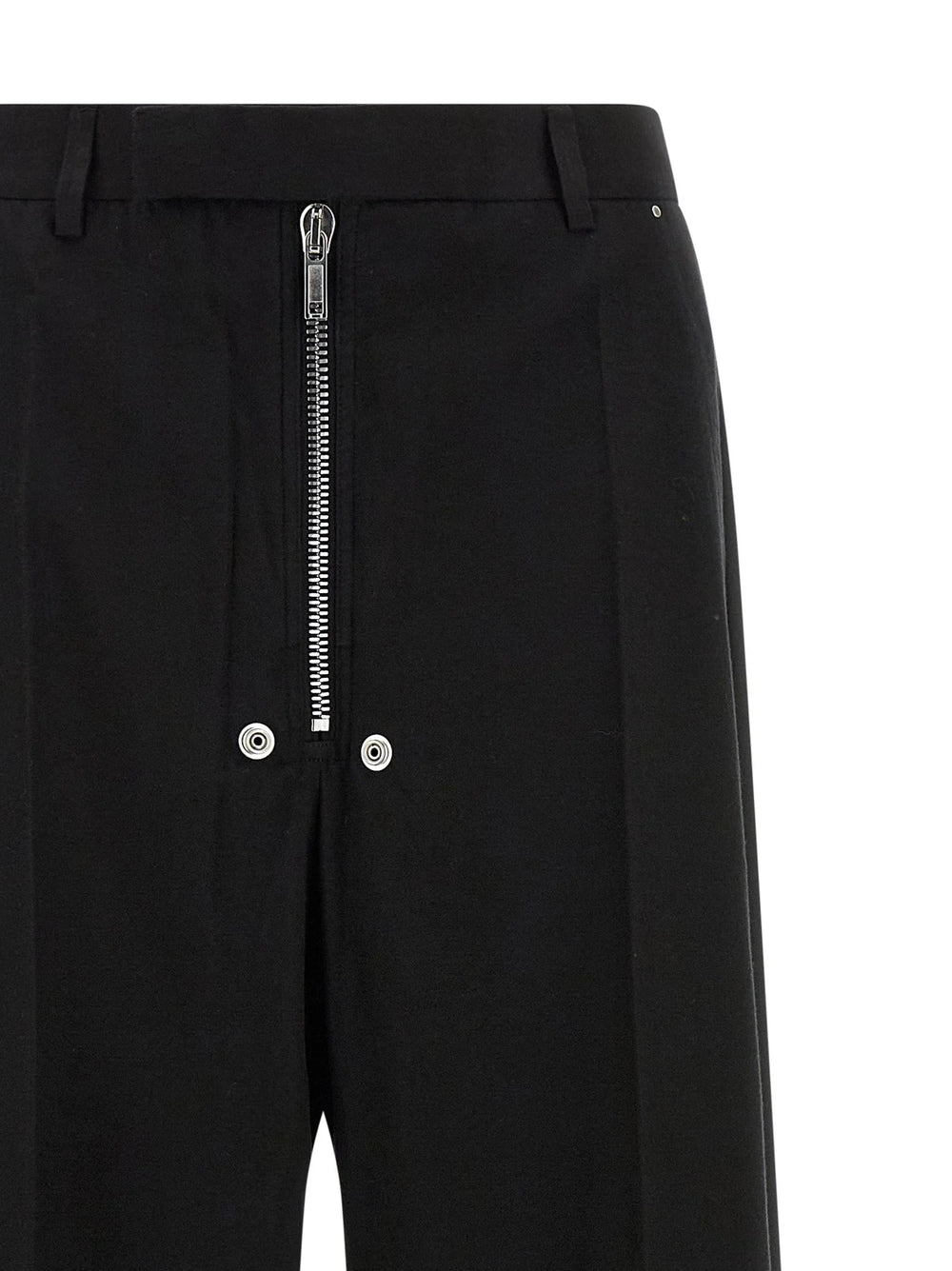Rick Owens Black Cotton Pants - IT40