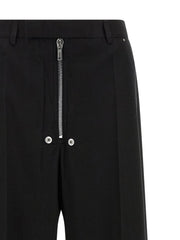 Rick Owens Black Cotton Pants - IT40