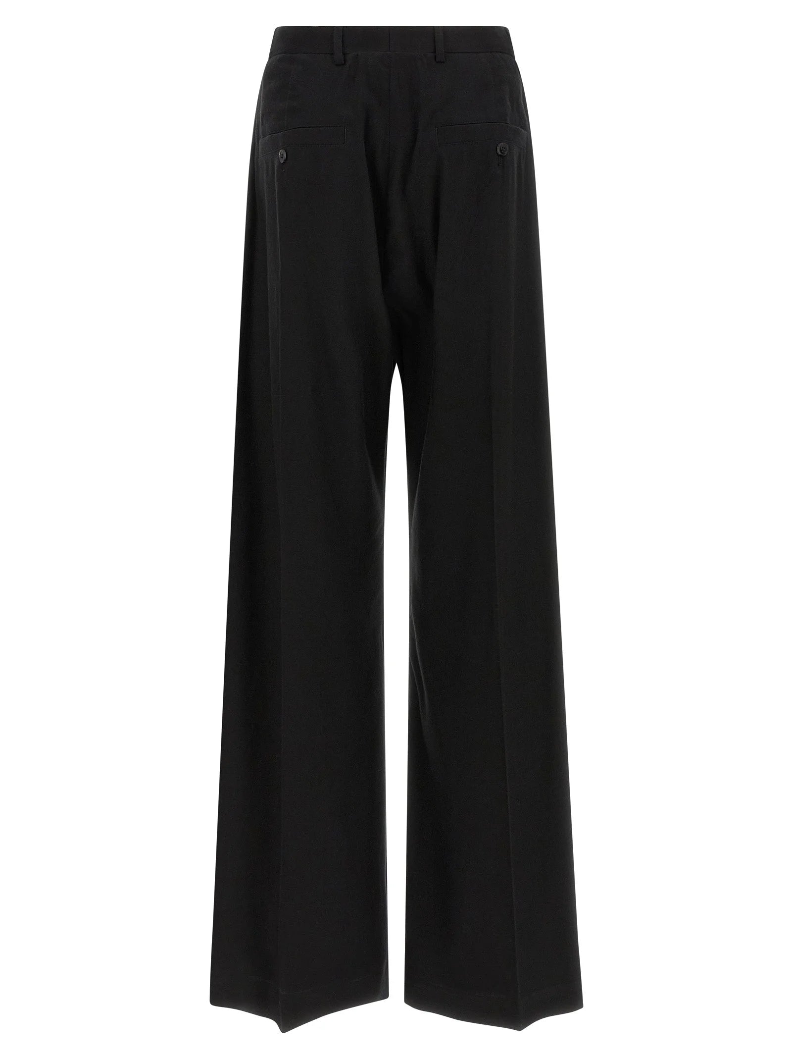 Rick Owens Black Cotton Pants - IT40