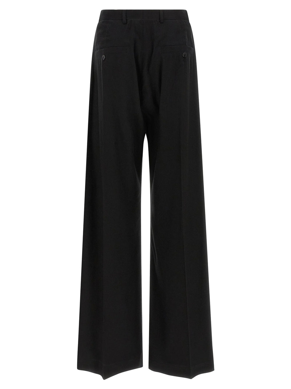 Rick Owens Black Cotton Pants - IT40