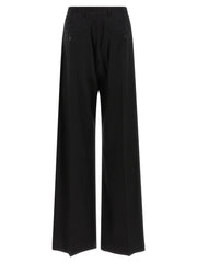 Rick Owens Black Cotton Pants - IT40