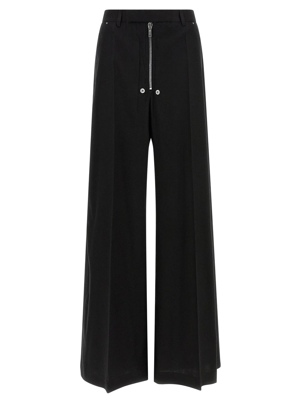 Rick Owens Black Cotton Pants - IT40