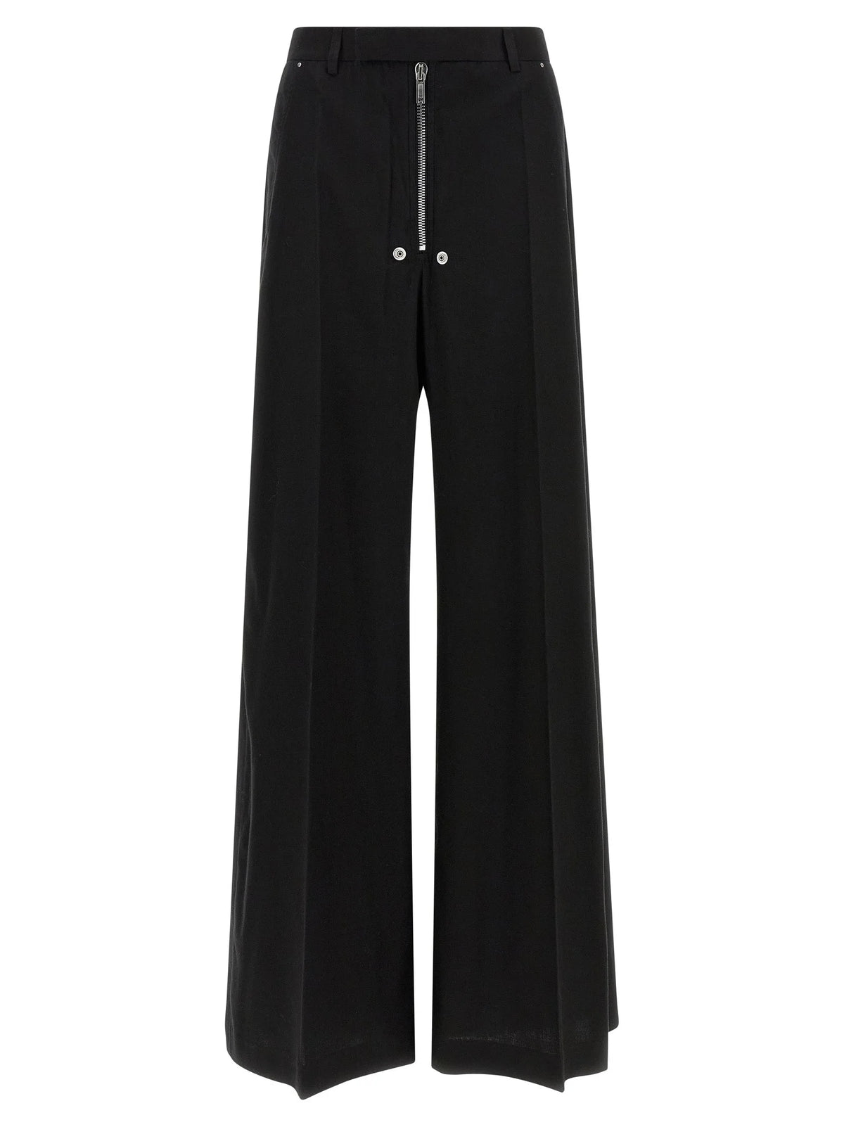 Rick Owens Black Cotton Pants - IT40