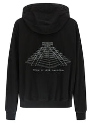 Rick Owens Black Cotton Sweatshirt