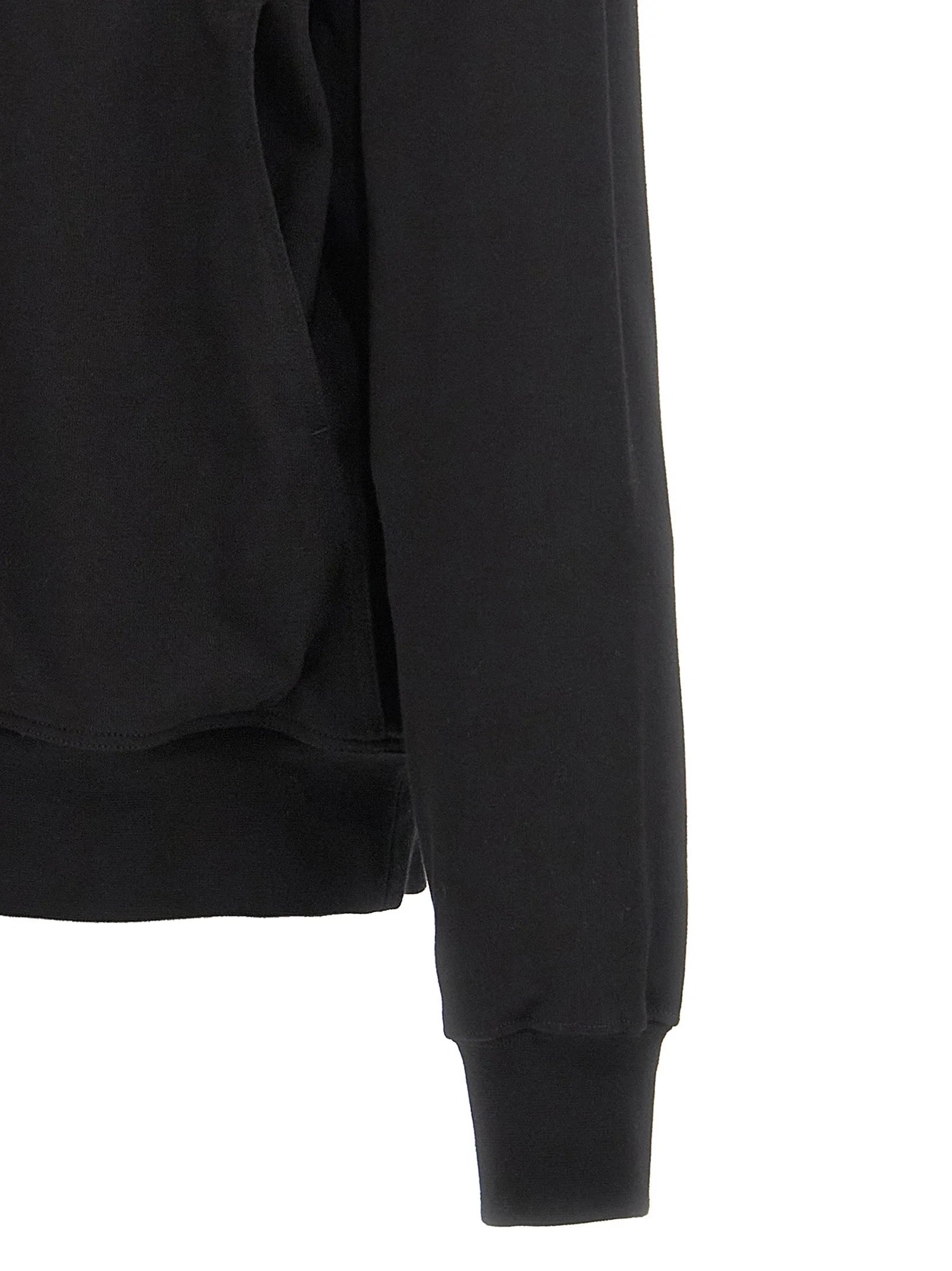 Rick Owens Black Cotton Sweatshirt - S