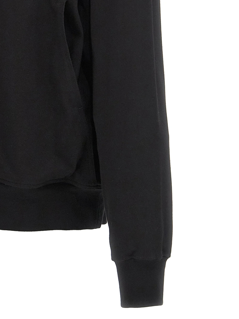 Rick Owens Black Cotton Sweatshirt - S