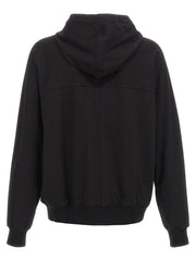 Rick Owens Black Cotton Sweatshirt - S