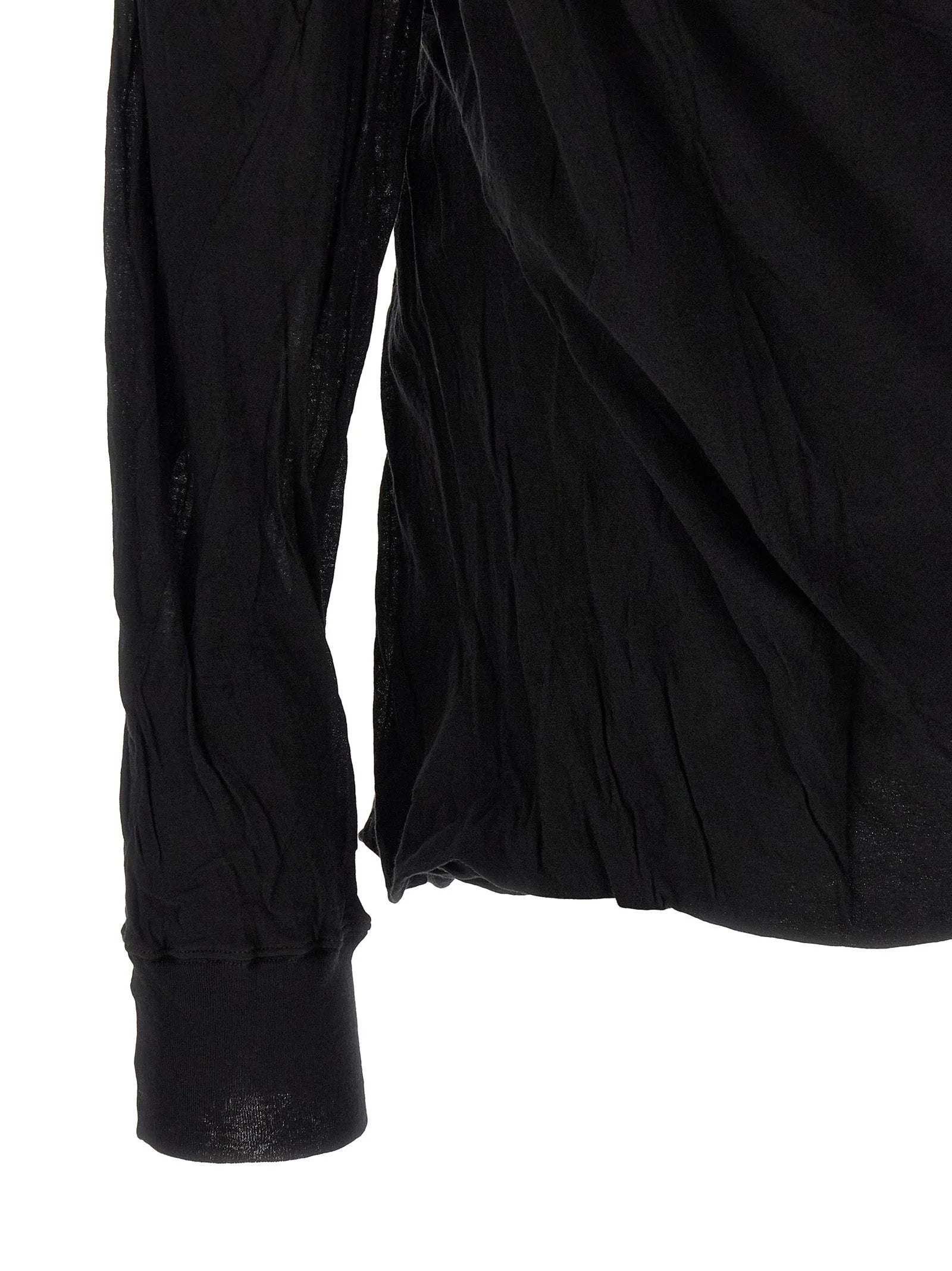 Rick Owens Czarna bawełniana koszulka - Uniwersalny rozmiar