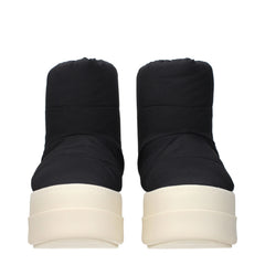 Rick Owens Schwarze Stoffstiefel