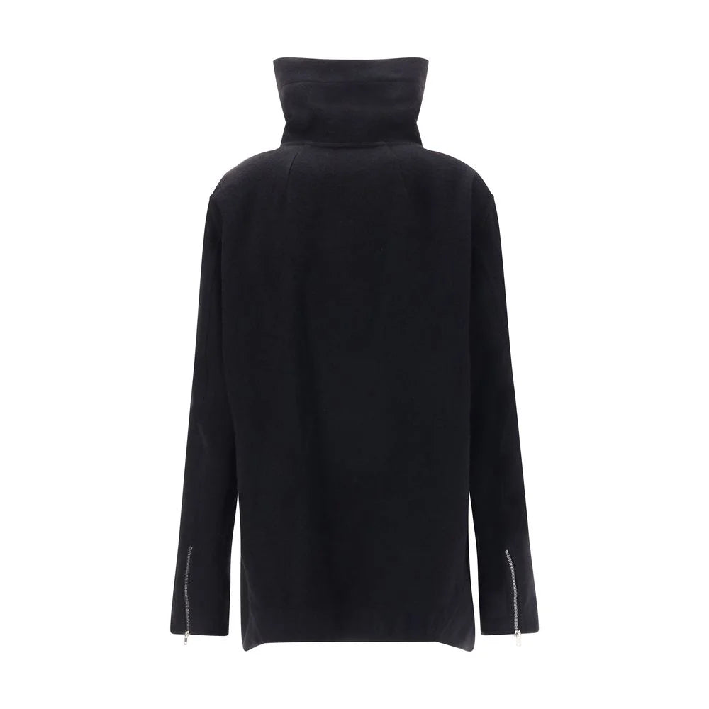 Rick Owens Black Fleece Wool Biker Jacket - IT40 | M