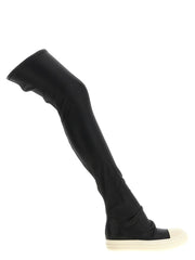 Rick Owens Black Lamb Leather Over The Knee
