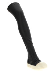 Rick Owens Black Lamb Leather Over The Knee