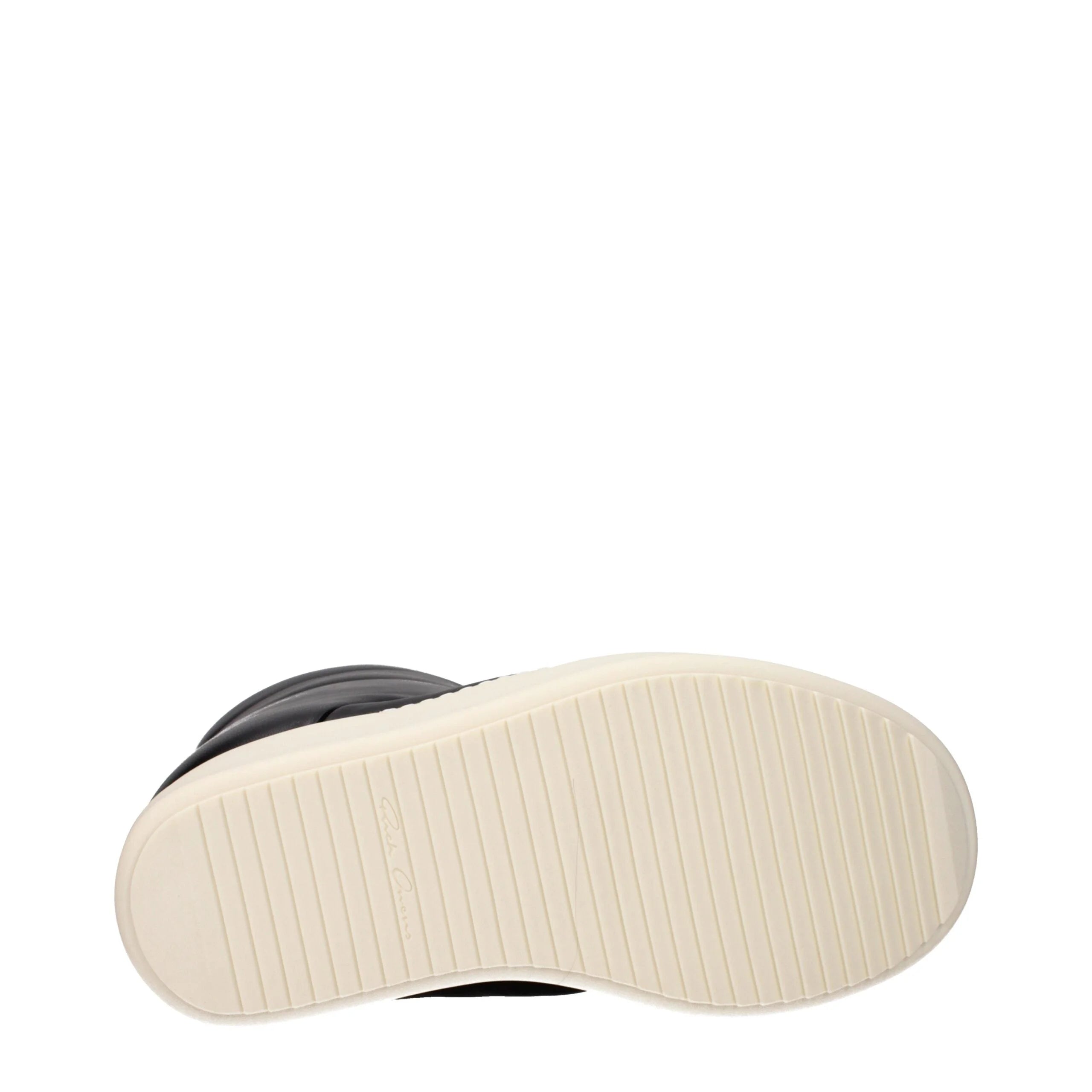 Rick Owens Black Leather Ankle Boots - EU40/US7