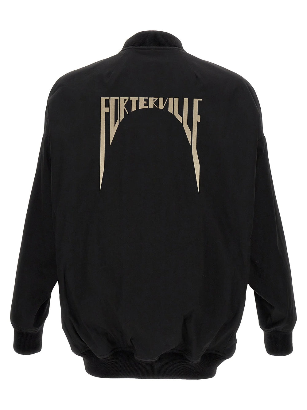 Rick Owens Black Nylon Bomber - 48 | M