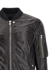 Rick Owens Black Nylon Bomber