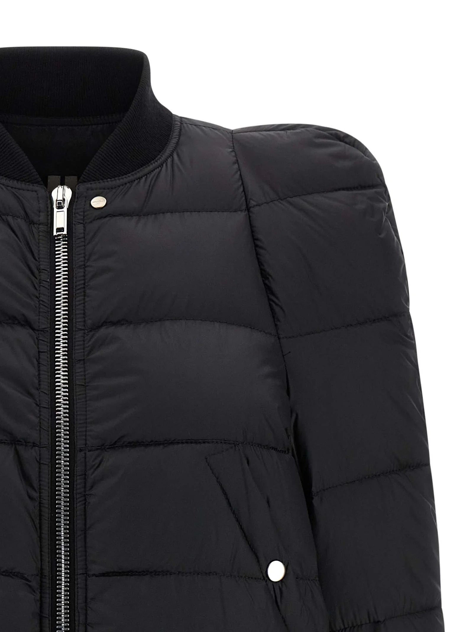 Rick Owens Black Nylon Bomber - IT42