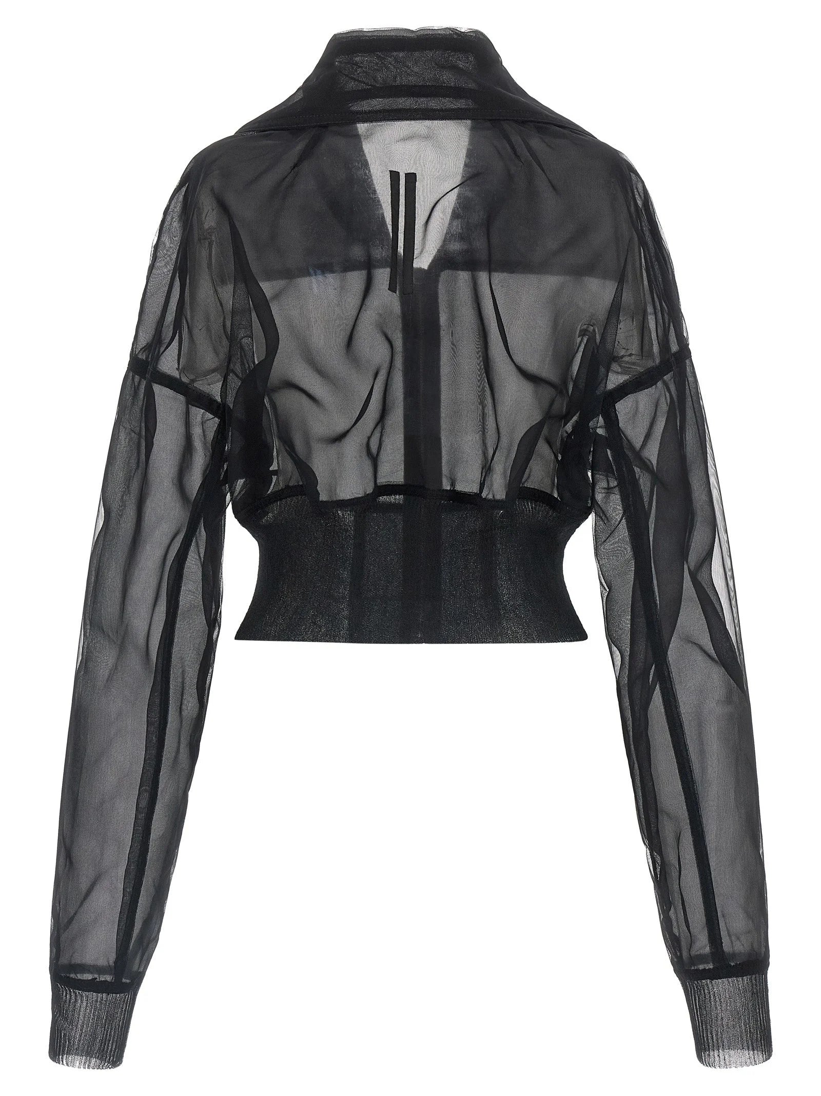 Rick Owens Black Nylon Bomber - IT42