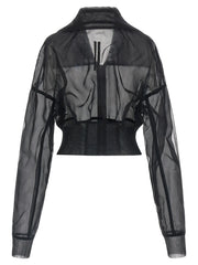 Rick Owens Black Nylon Bomber - IT42