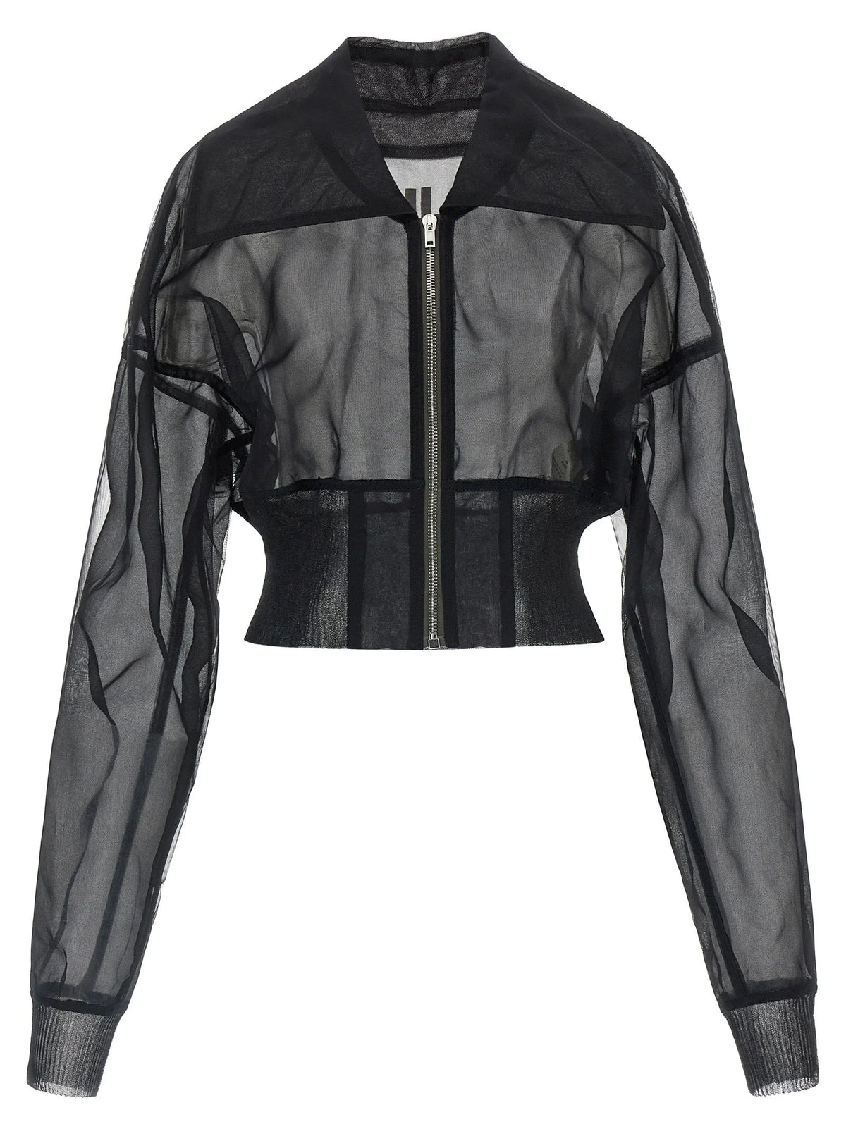 Rick Owens Black Nylon Bomber - IT42