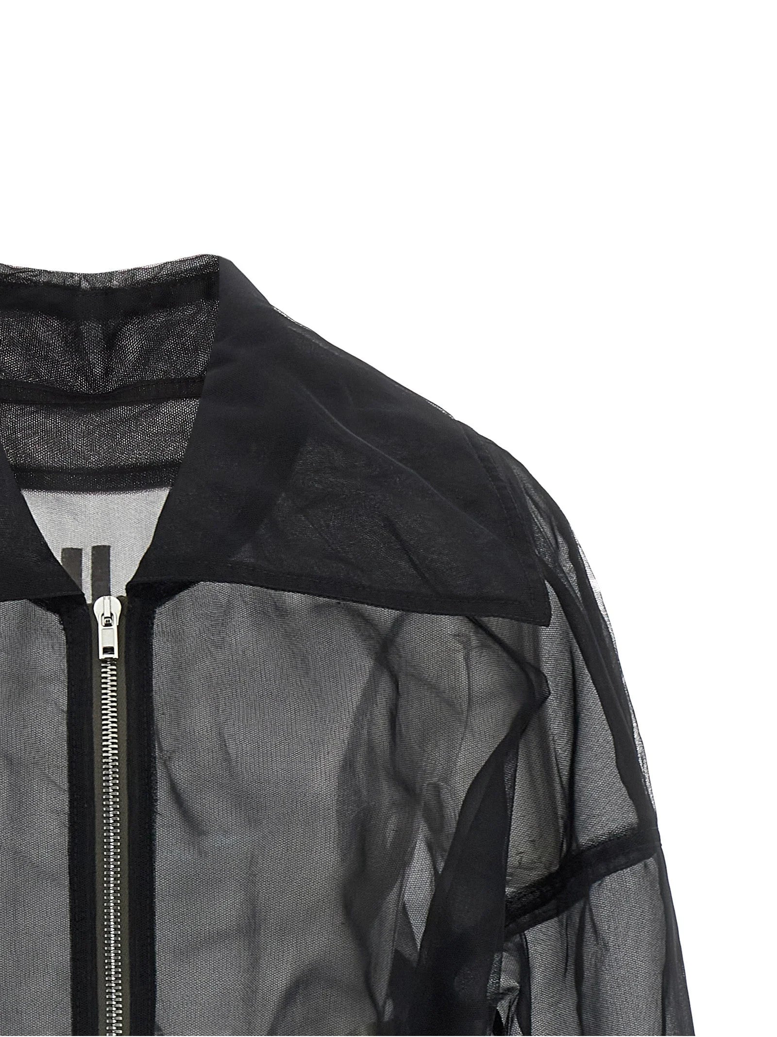 Rick Owens Black Nylon Bomber - IT42