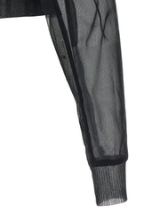 Rick Owens Black Nylon Bomber - IT42