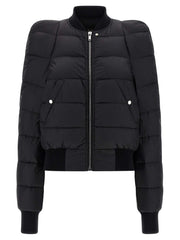 Rick Owens Black Nylon Bomber - IT42
