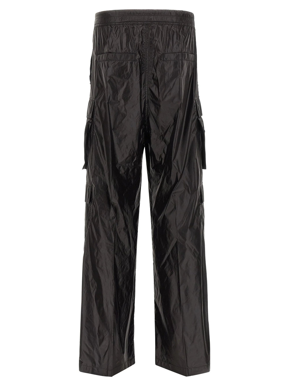Rick Owens Black Nylon Cargo Pants