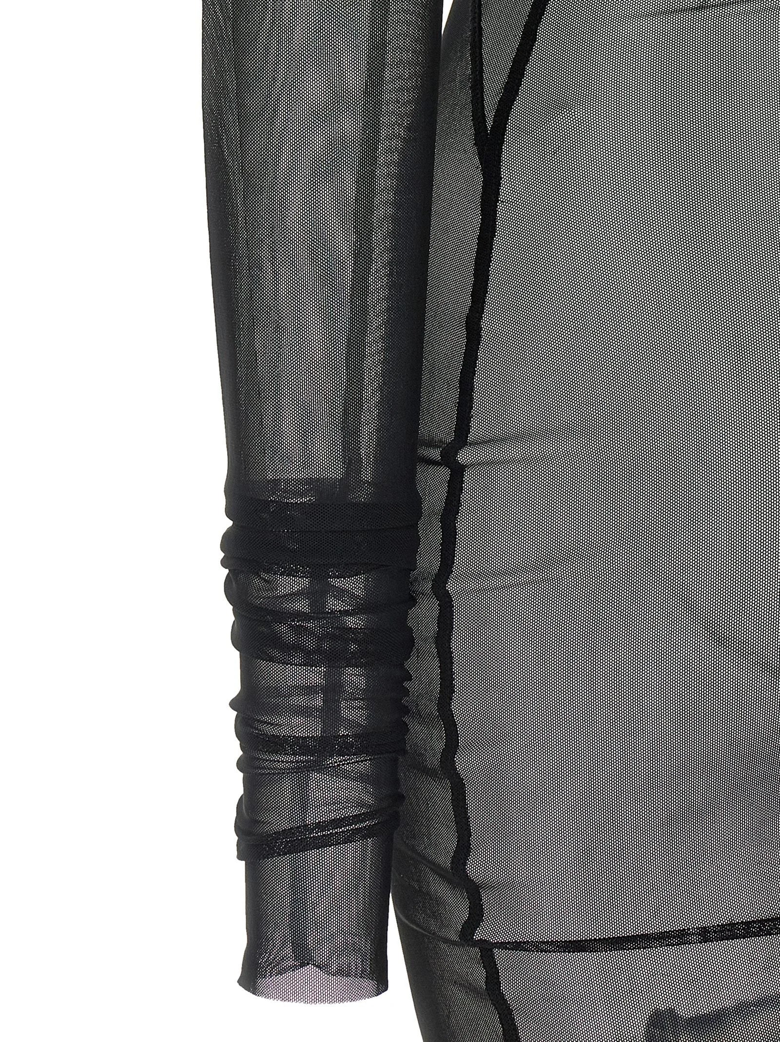Rick Owens Black Nylon Long Dress
