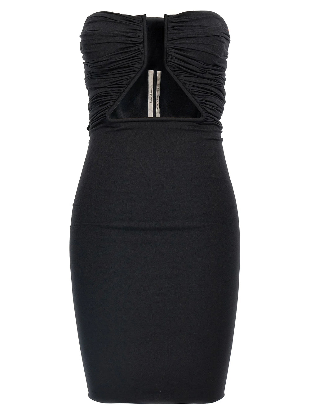 Rick Owens Black Nylon Short Dress - IT42
