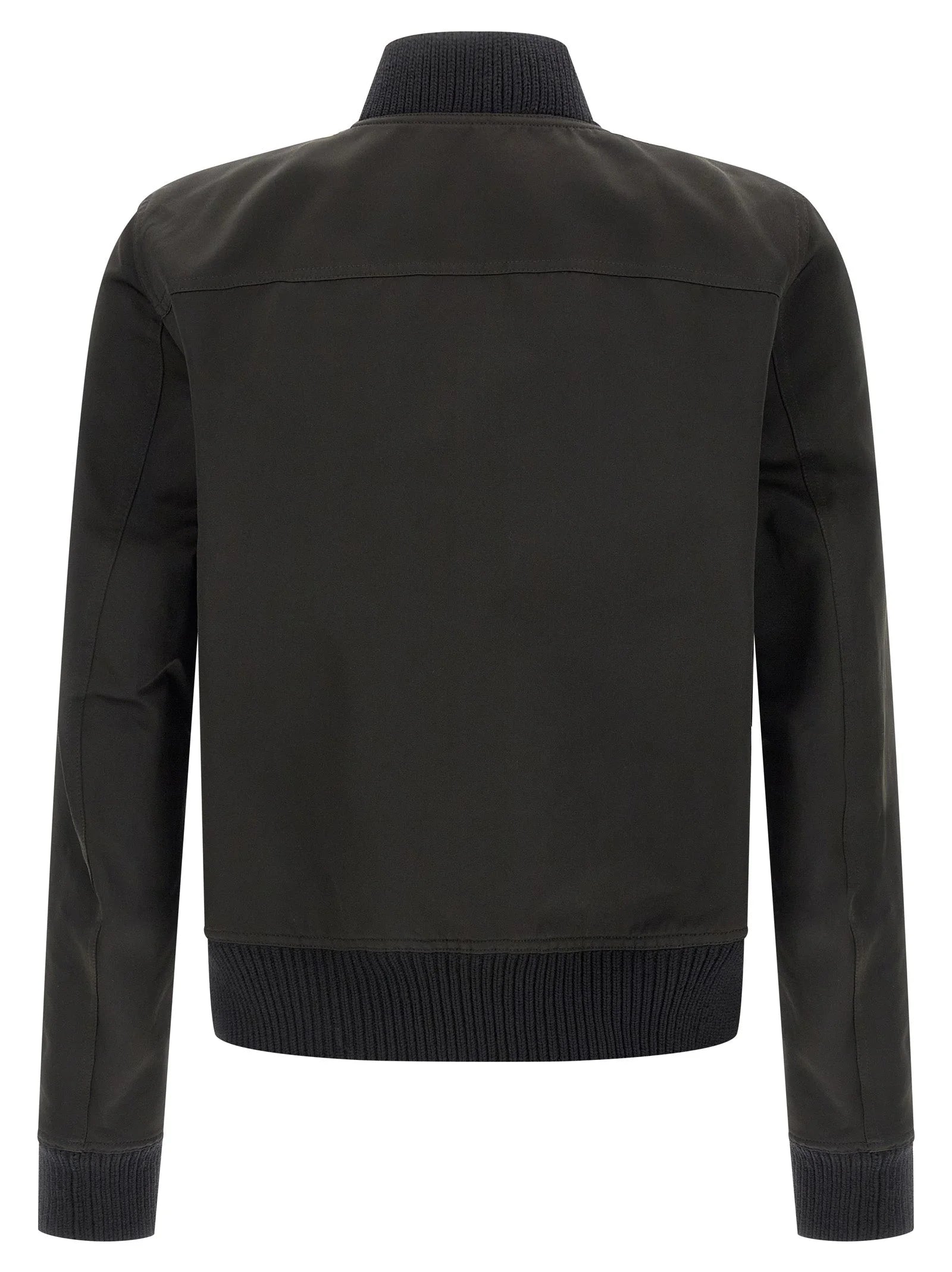 Rick Owens Black Polyester Bomber