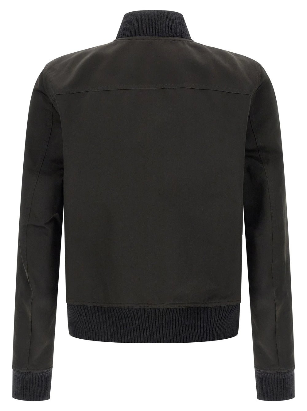 Rick Owens Black Polyester Bomber