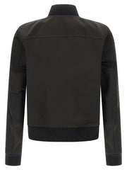 Rick Owens Black Polyester Bomber
