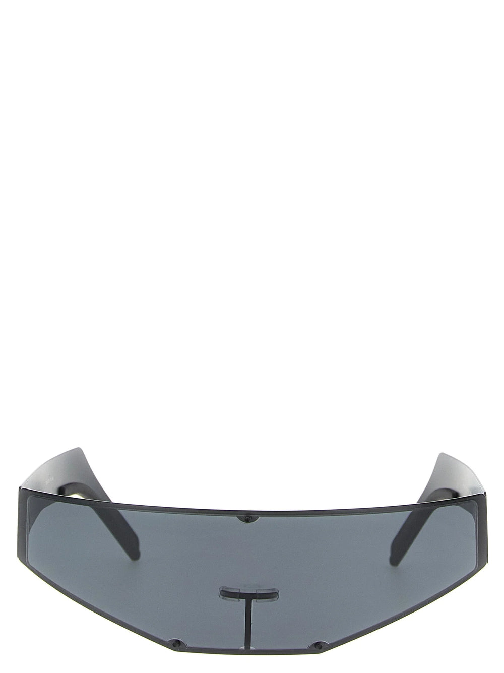 Rick Owens Black Stainless Steel Sunglasses