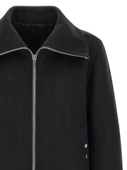 Rick Owens Black Virgin Wool Bomber