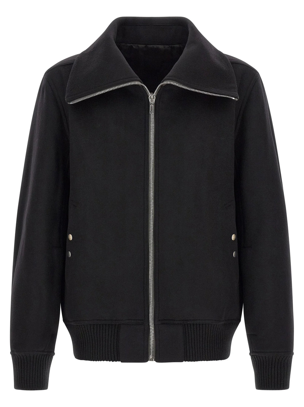 Rick Owens Black Virgin Wool Bomber