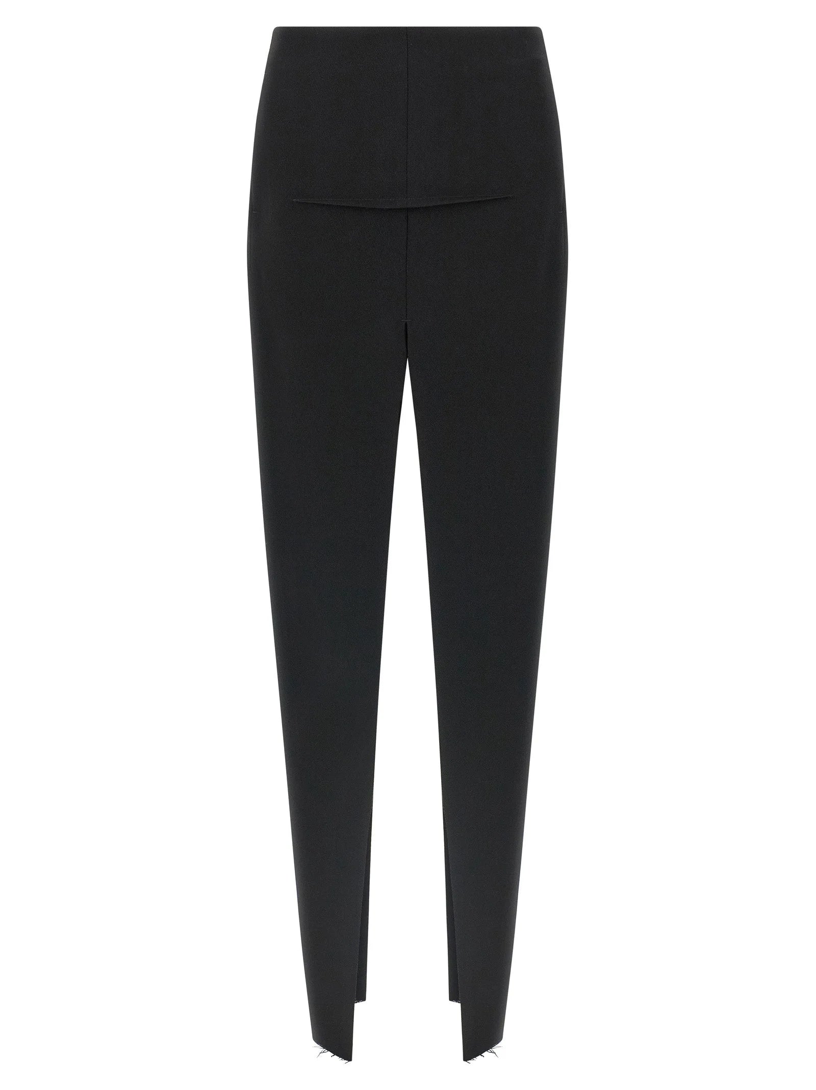 Rick Owens Black Virgin Wool Mini Skirt