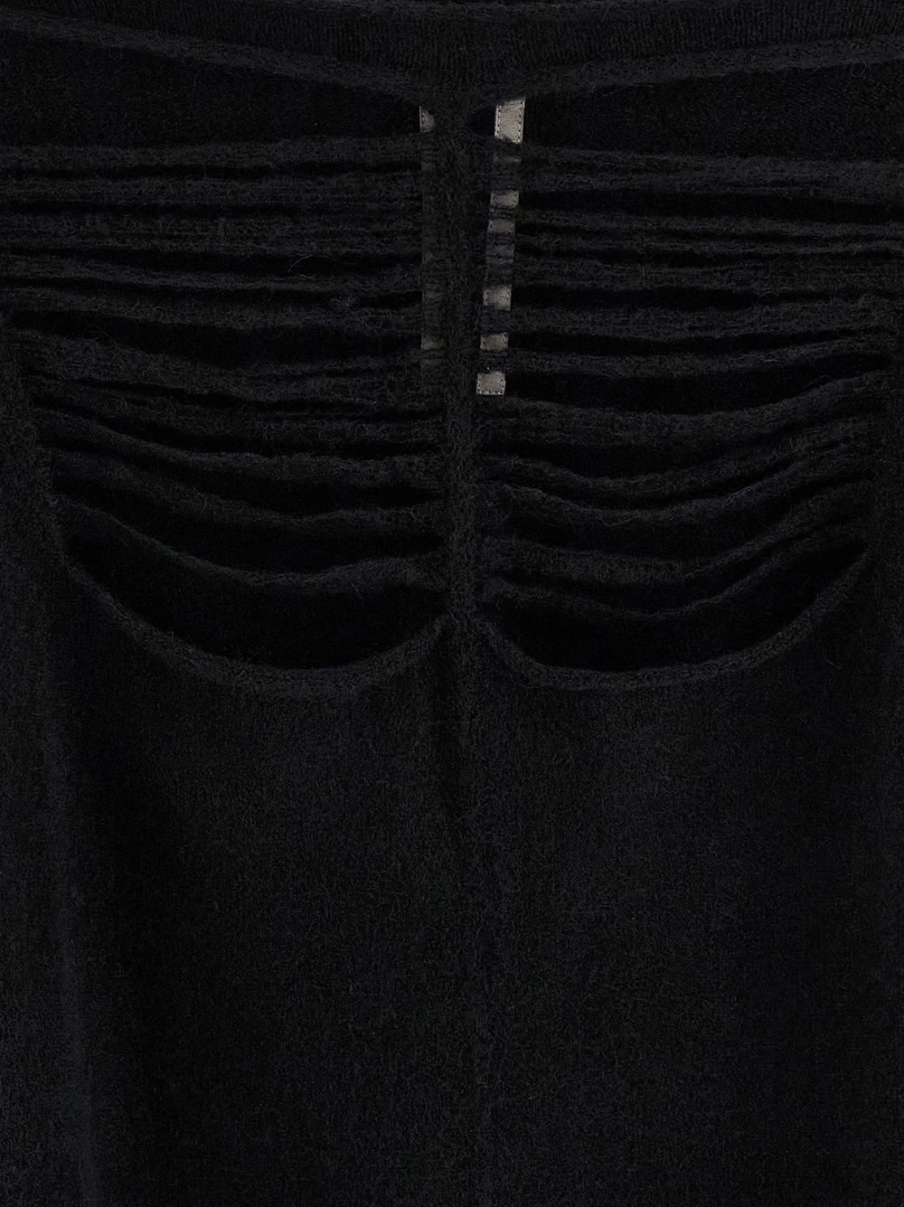 Rick Owens Black Wool Cardigan - S