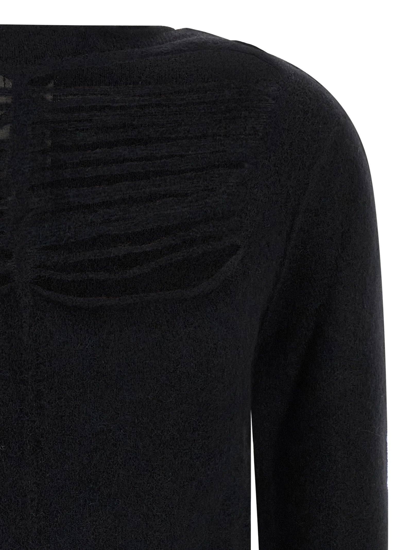 Rick Owens Black Wool Cardigan - S