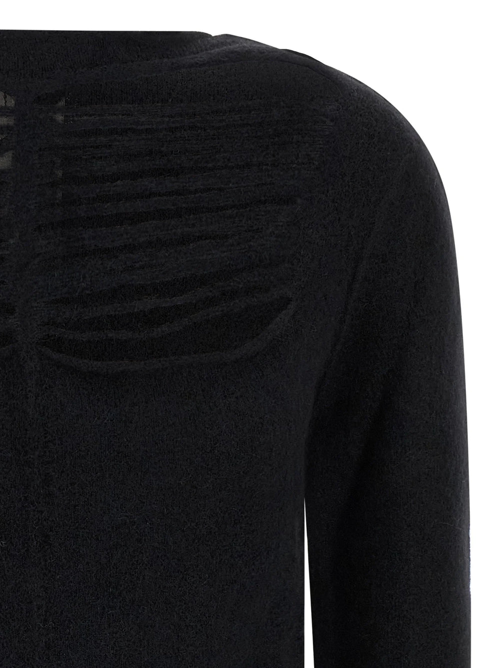 Rick Owens Black Wool Cardigan - S