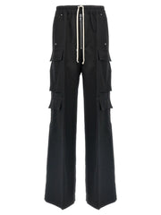 Rick Owens Black Wool Cargo Pants - IT38