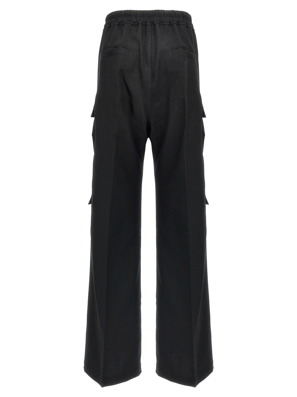 Rick Owens Black Wool Cargo Pants - IT38