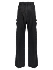 Rick Owens Black Wool Cargo Pants - IT38