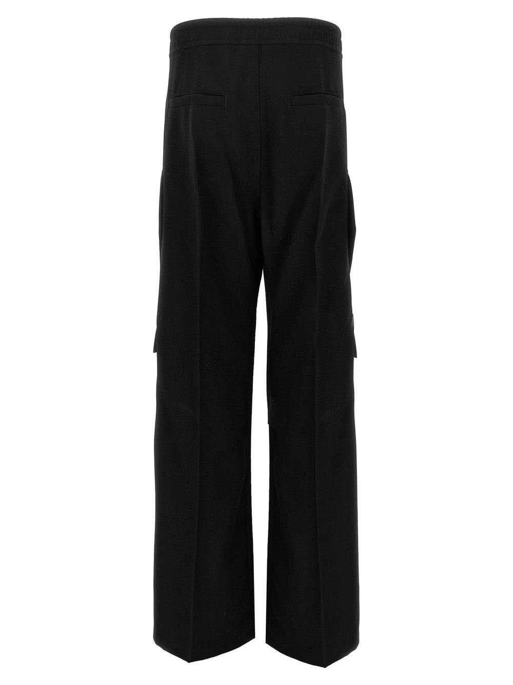 Rick Owens Black Wool Cargo Pants - IT52 | XL