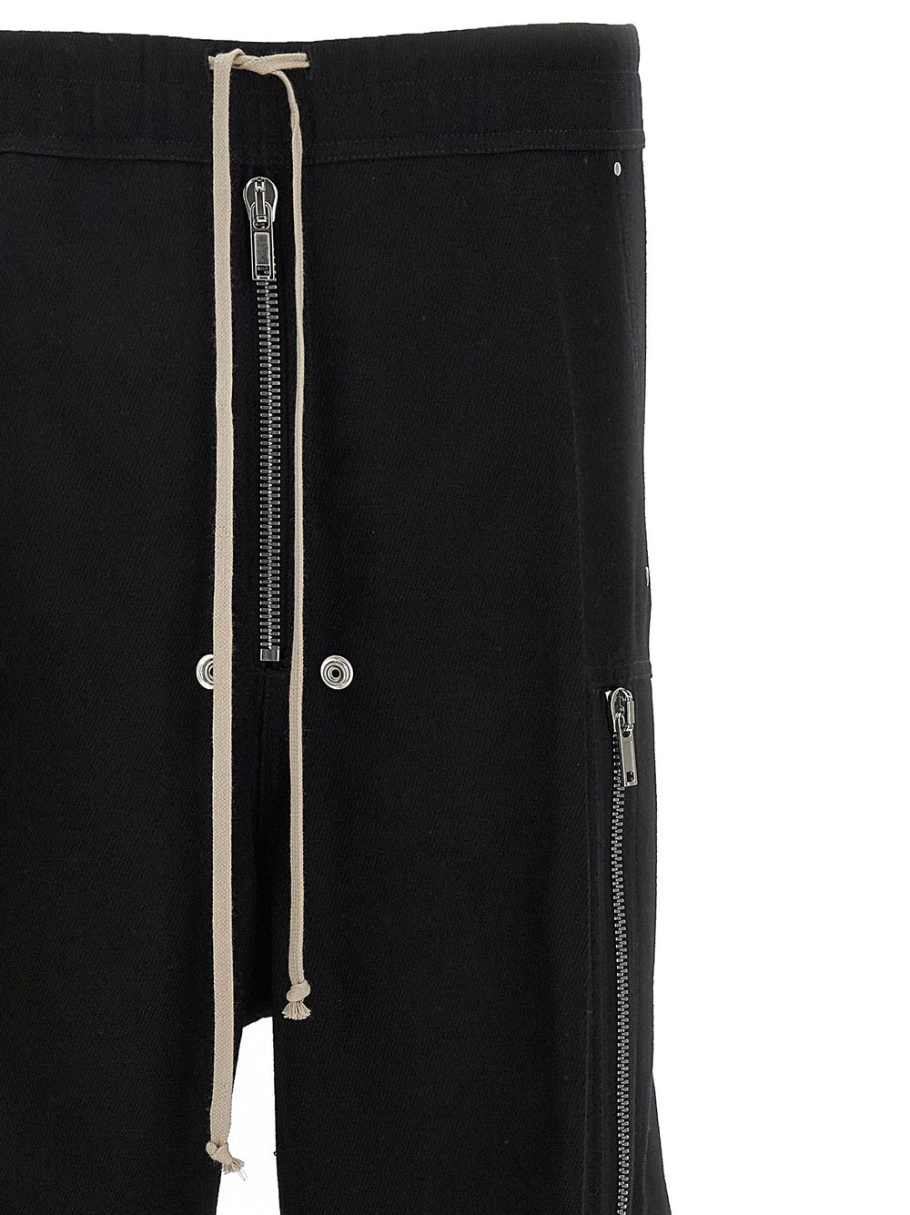 Rick Owens Black Wool Cargo Pants - IT52 | XL